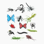 סט מיניאטורות חרקים