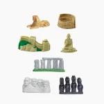 סט מיניאטורות אתרים בעולם
