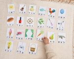⁦28 כרטיסיות אות פותחת מאוירות להדפסה⁩ – תמונה ⁦2⁩
